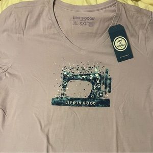 NWT Life is Good Tshirt (crusher)